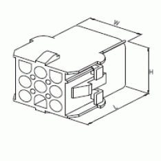 9'LU YUVARLAK KONNEKTÖR  DİŞİ 